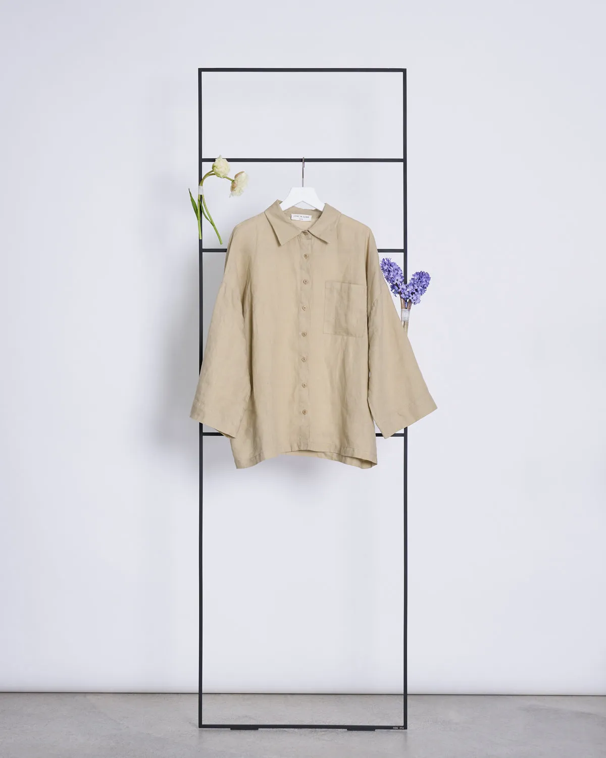 LINEN SHIRT MONS SAND