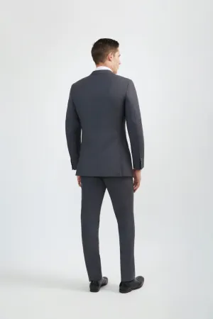 Luxurious Wool Medium Grey Suit Pants