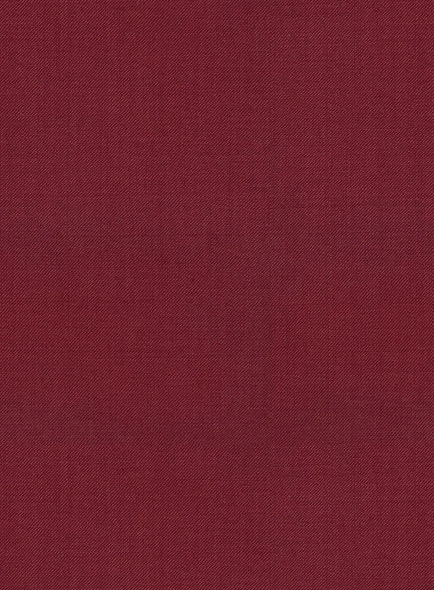 Marco Stretch Maroon Wool Pants