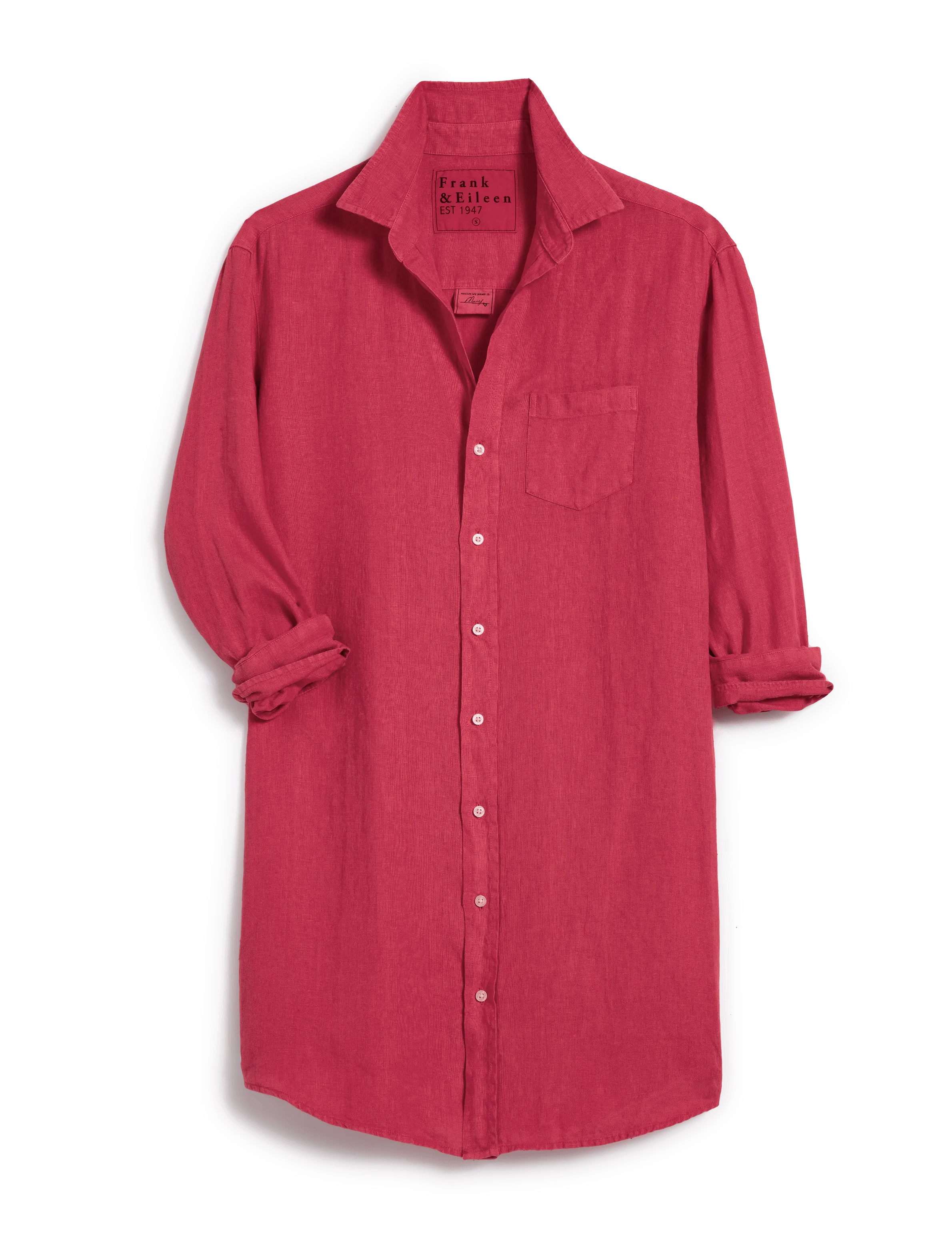 MARY Hot Pink, Washed Linen