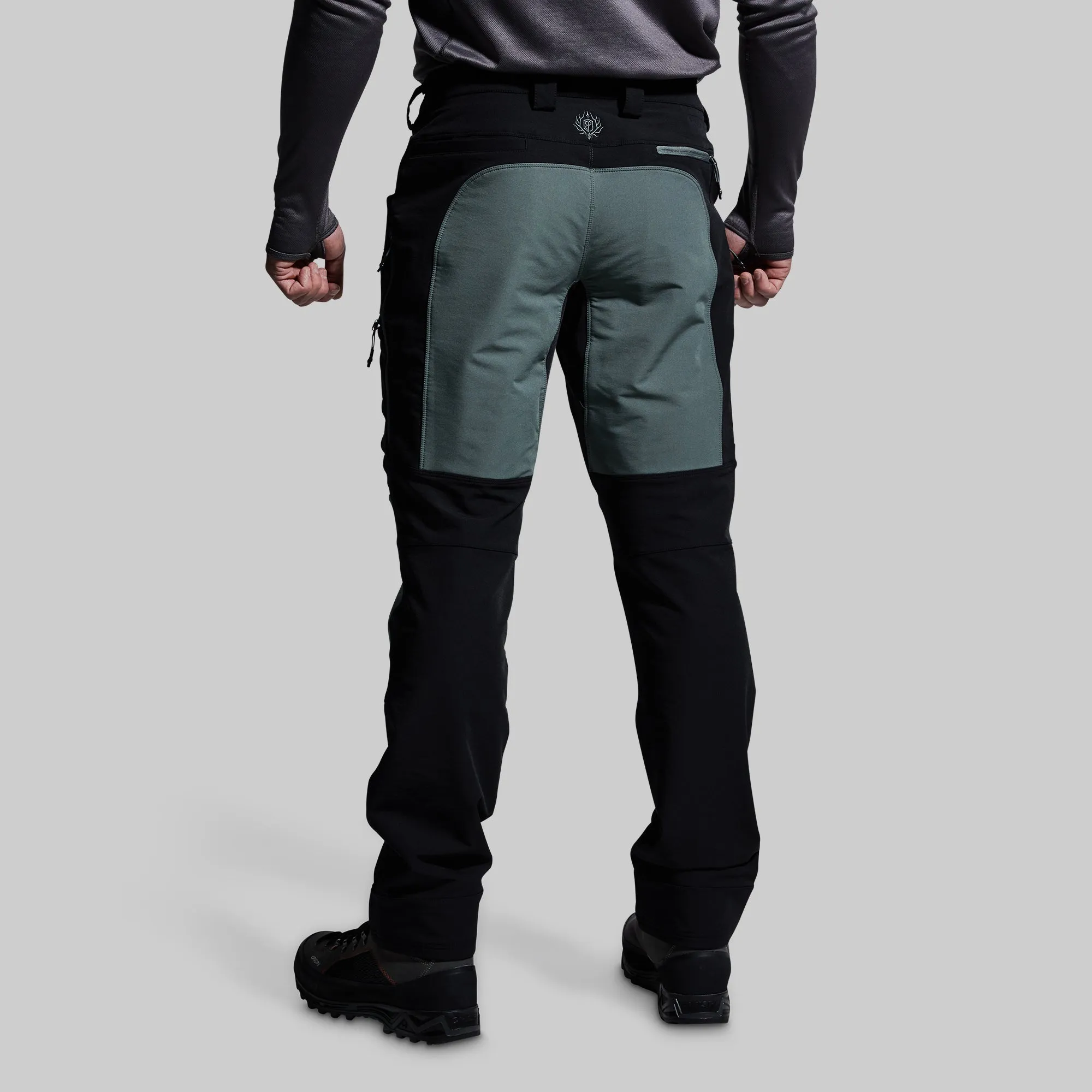 Men's Frontier Pant (Black/Fog Knees)