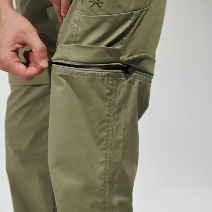 Men's Zip-Off Pant Sage Khaki