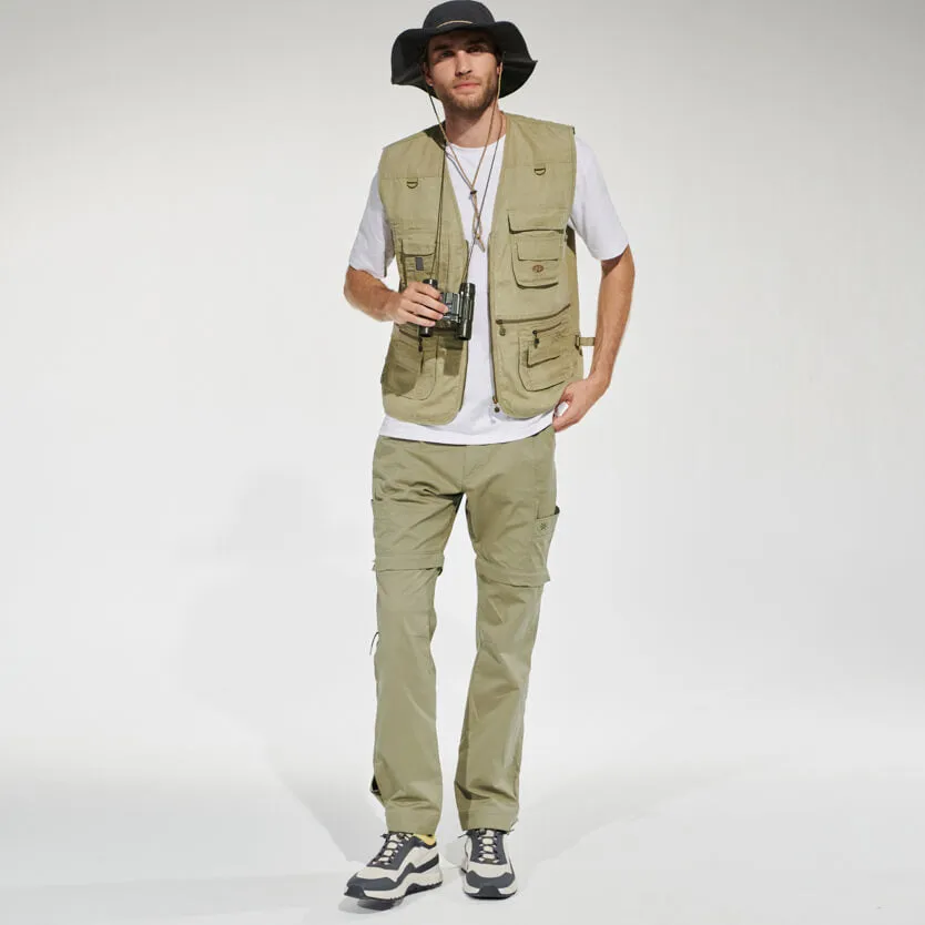 Men's Zip-Off Pant Sage Khaki