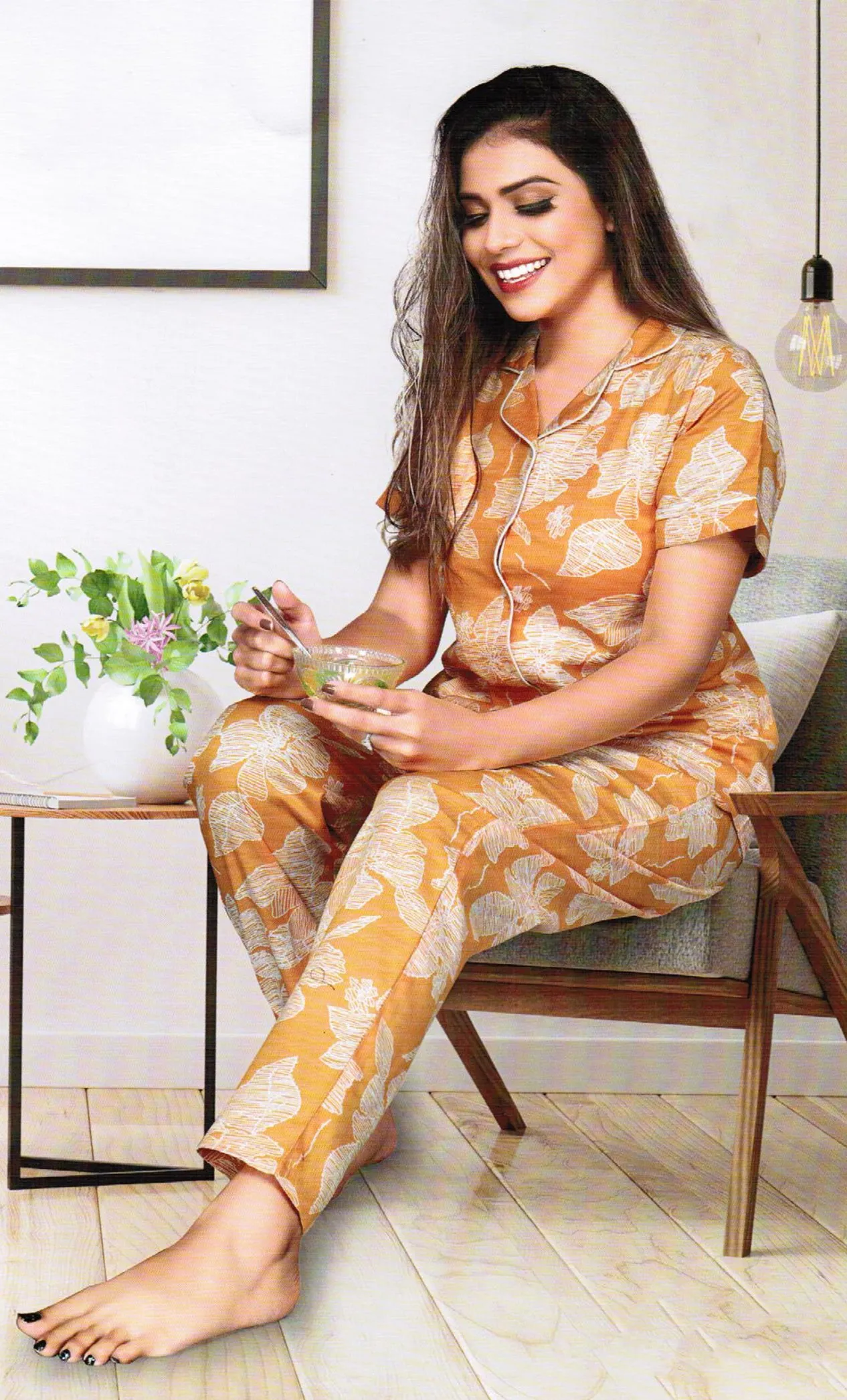 Mustard Cotton Leisure Set