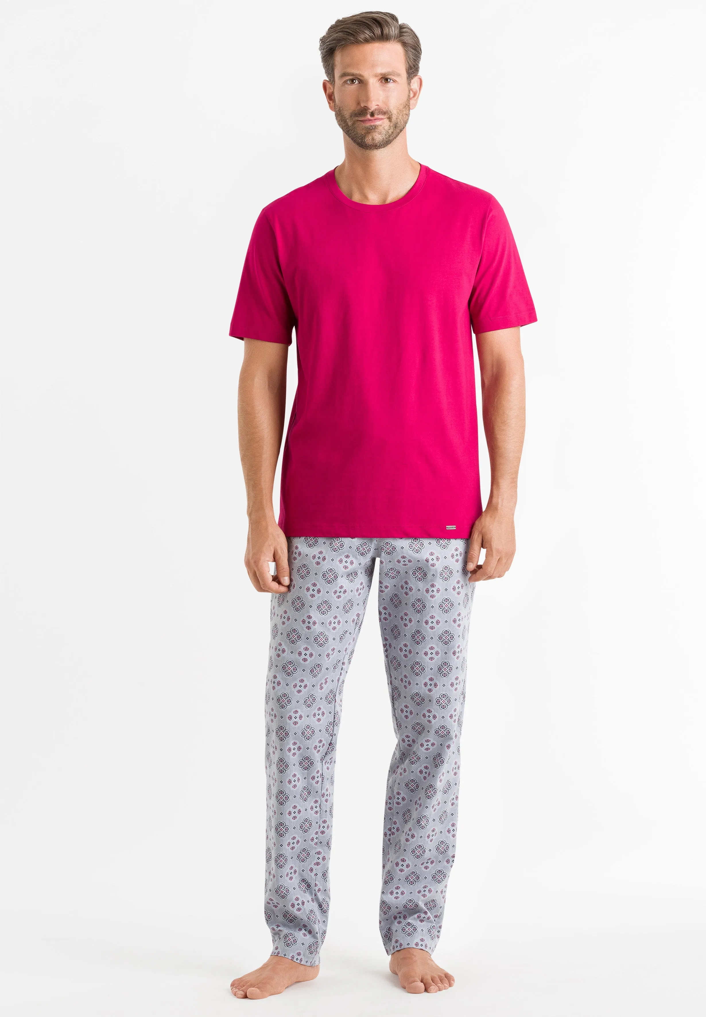 Night And Day Cotton Woven Pajama Pants | Round Ornament 75114-2907