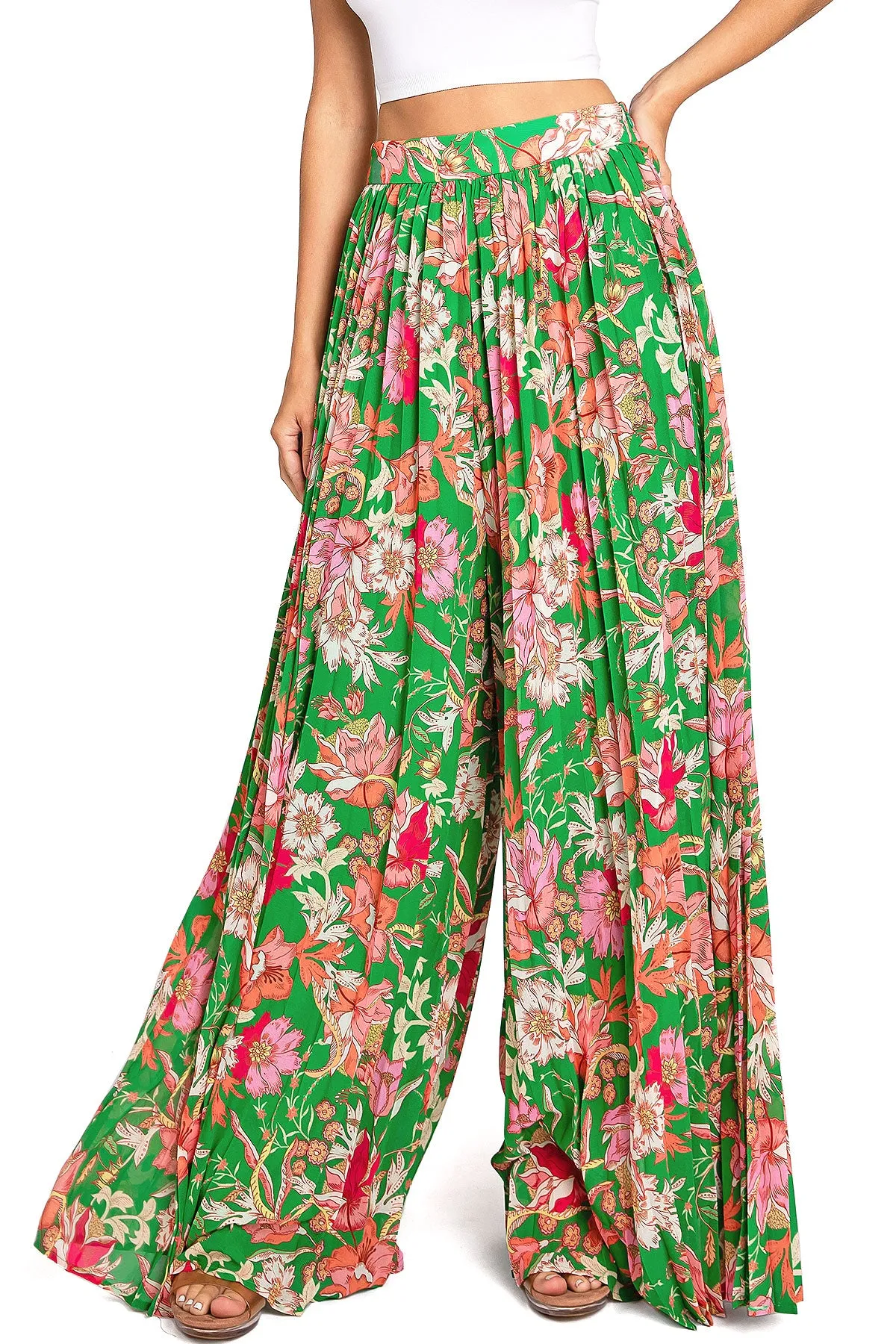 Paradise Pleated Pants