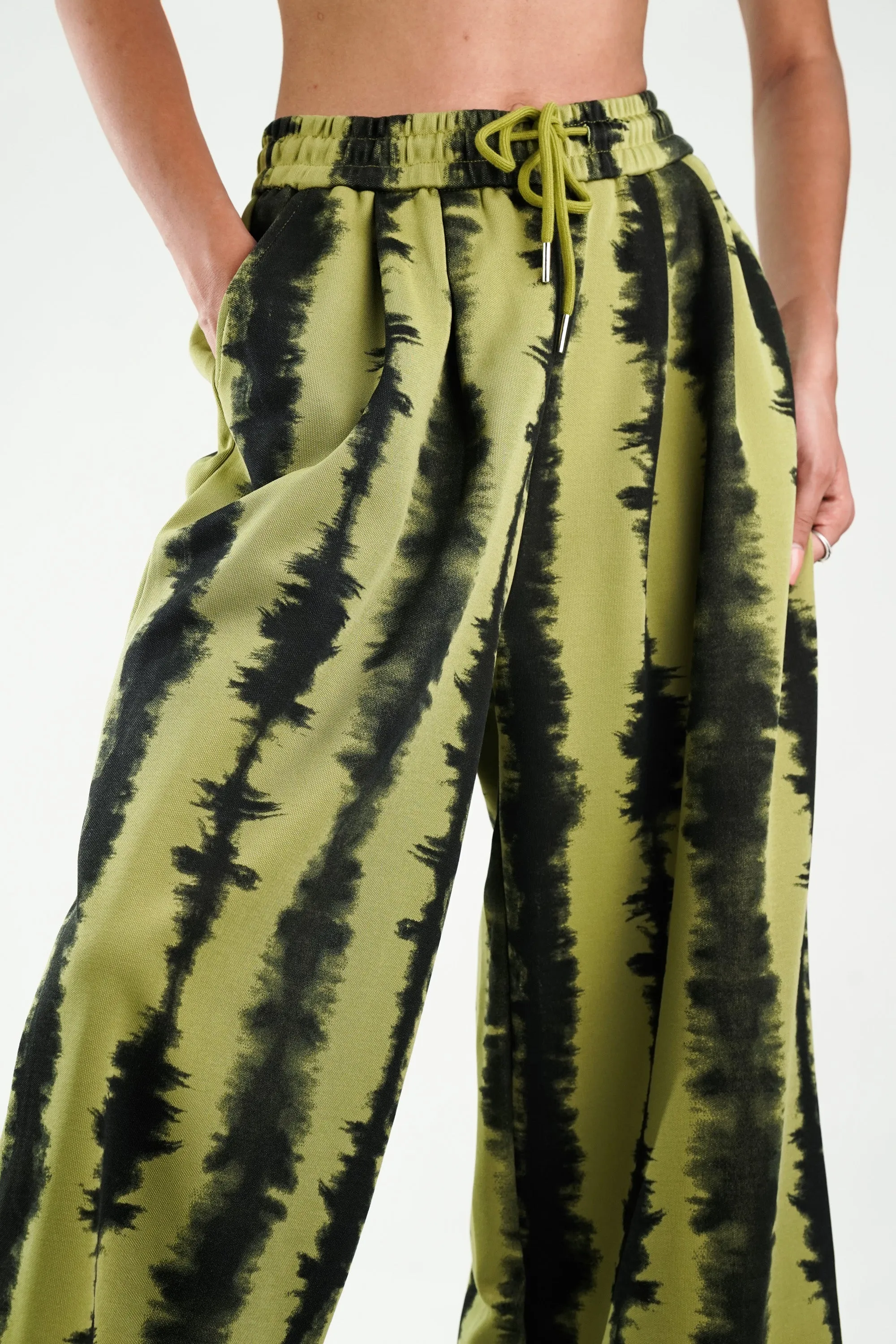 Pistachio Tie-Dye Sweatpants