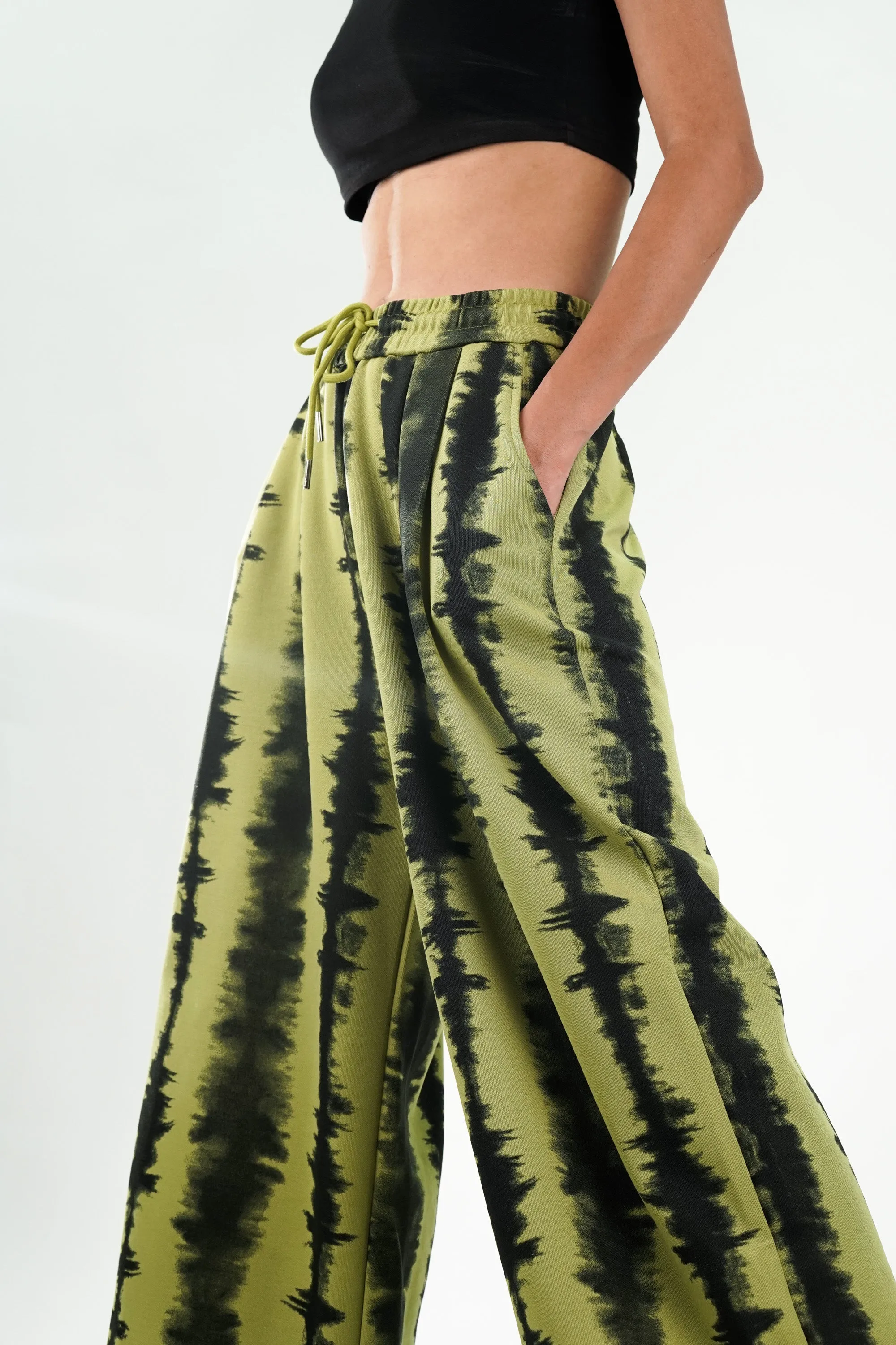 Pistachio Tie-Dye Sweatpants