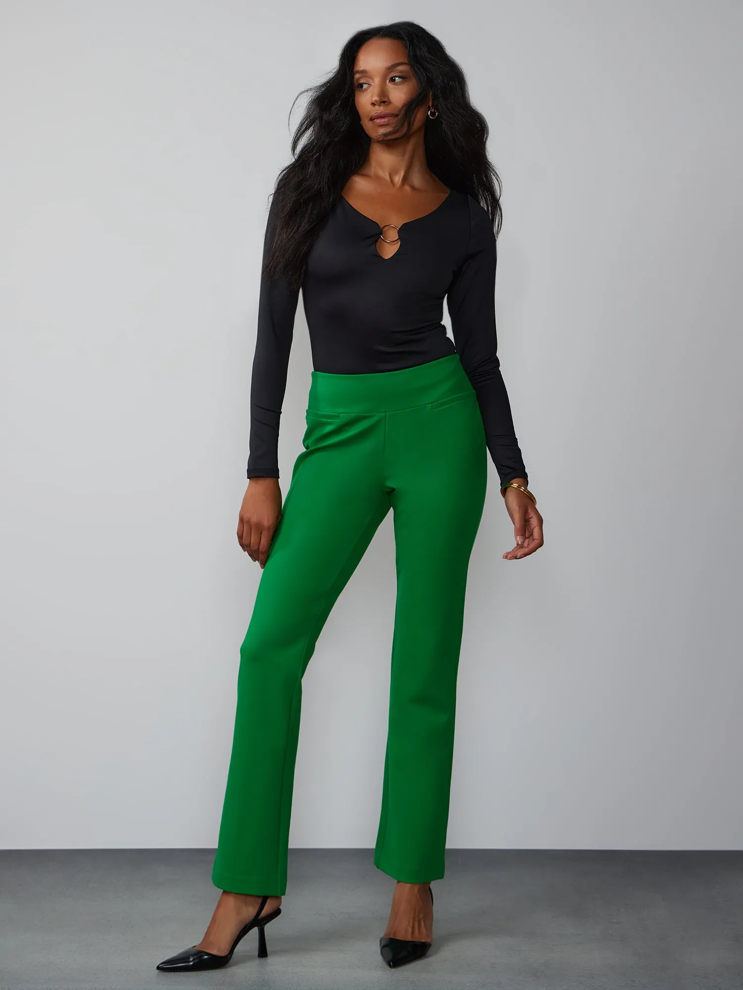 Ponte Bootcut High Rise Pant