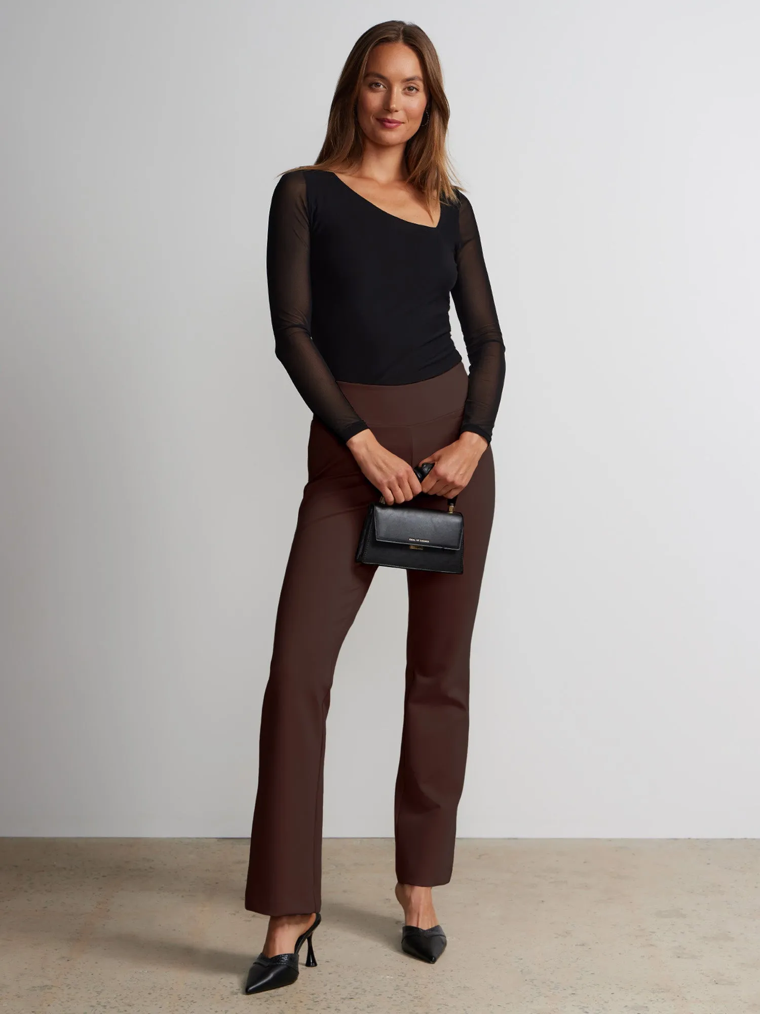 Ponte Bootcut High Rise Pant