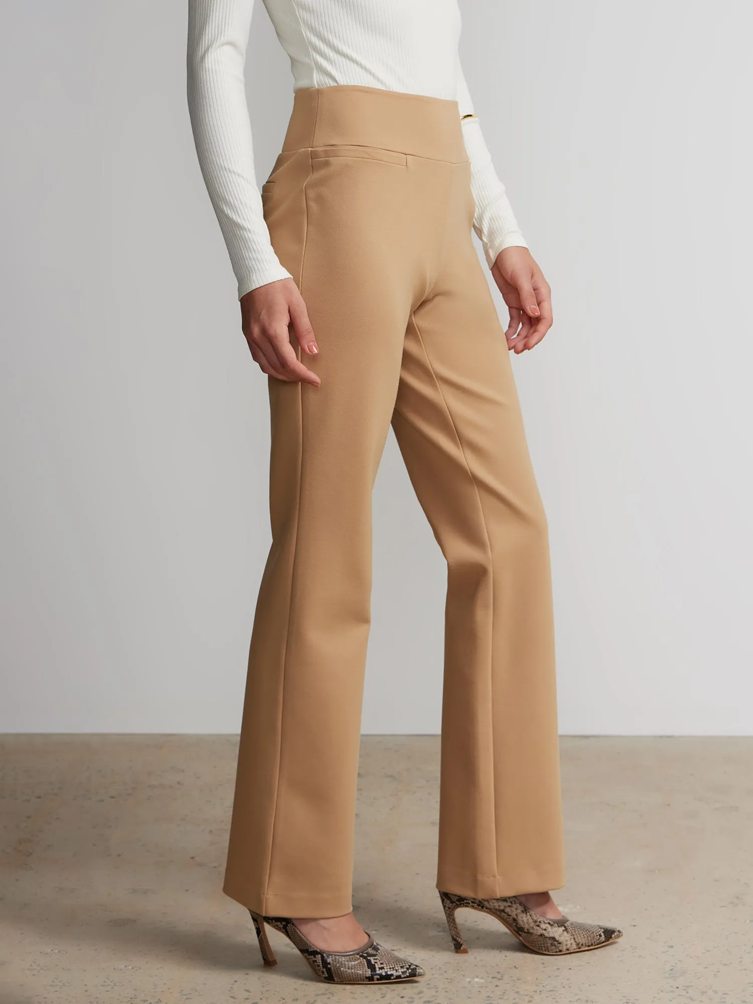 Ponte Bootcut High Rise Pant