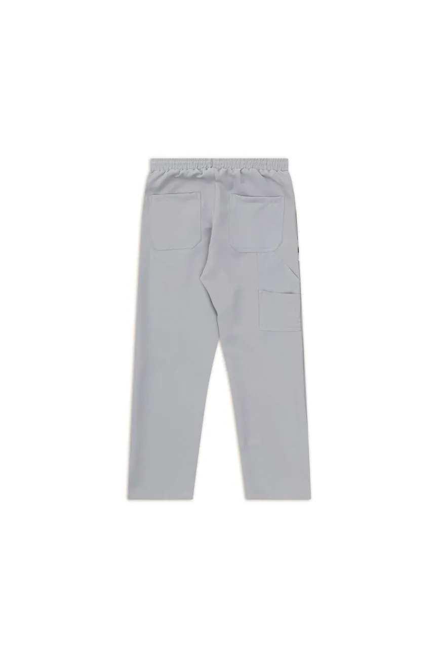 Relaxed Straight-Cut Track Pants // Grey