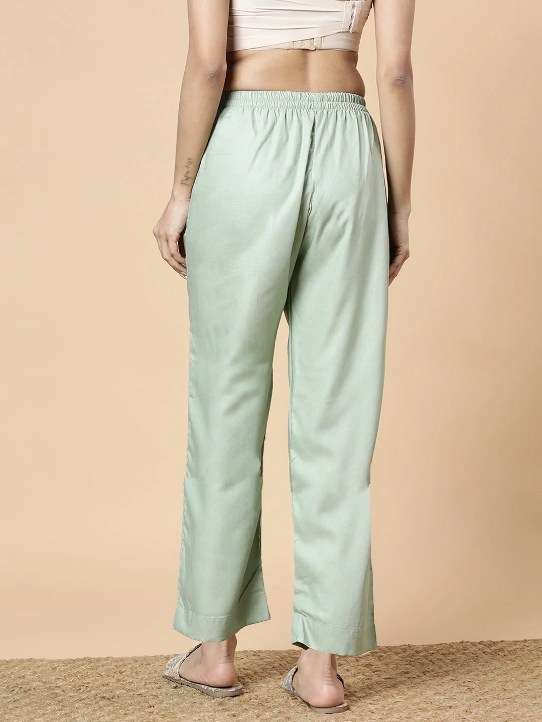 SageGreen Palazzo Pants