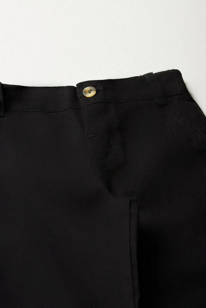 Slim Fit Chino Pants Black