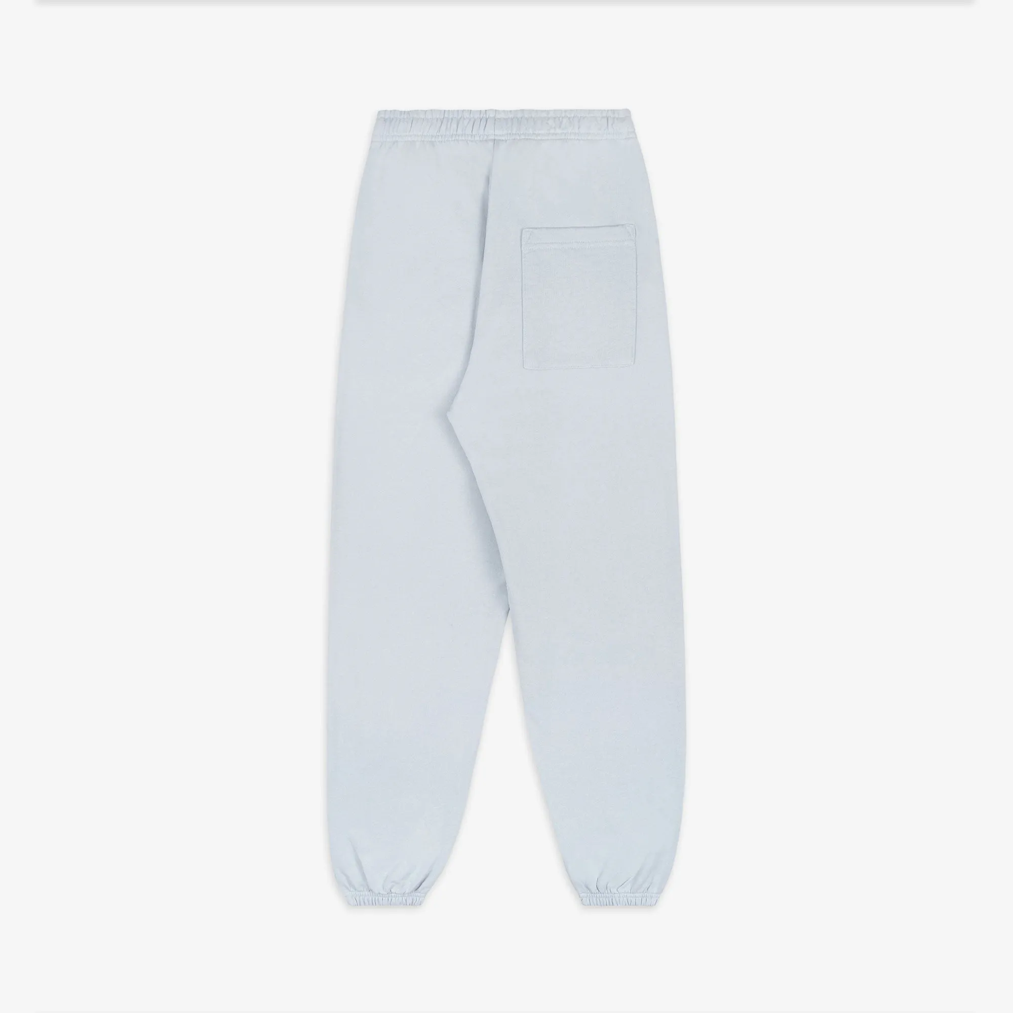 SPORTY & RICH | SERIF LOGO SWEATPANT { BABY BLUE/WHITE