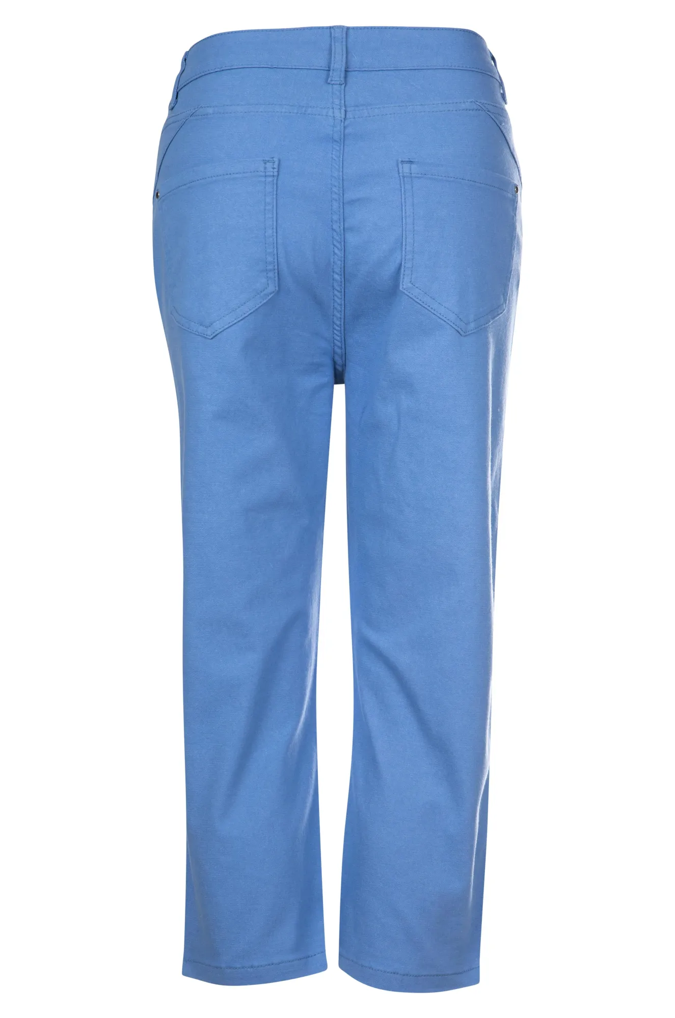 Stretch Cotton blend MId Calf Jeans | SOFT BLUE | 6923A1