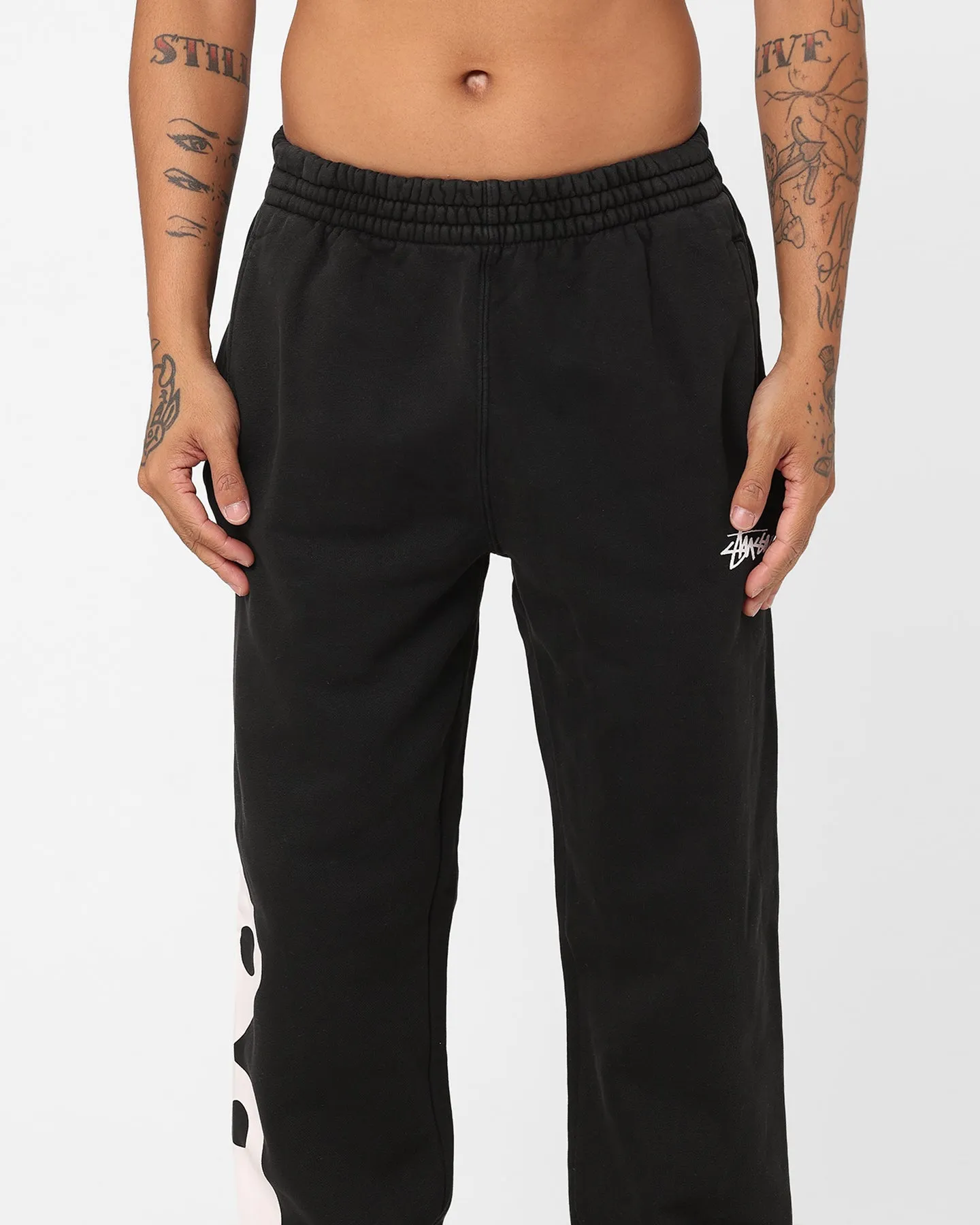 Stussy Two Dice Track Pants Pigment Black