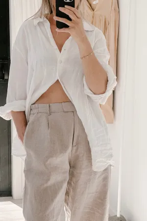 Taylor Linen Pants Natural