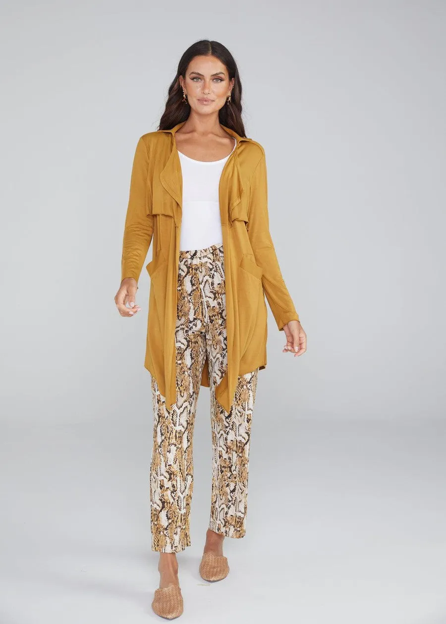 Tyler Bamboo Paperbag Pant - Snake