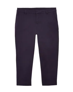 Venice Cropped Trouser | Navy