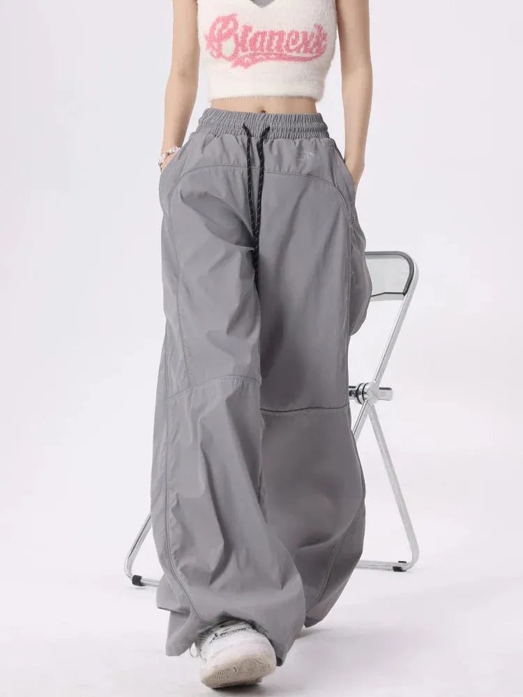 Women Reflective Stylish Stripe Baggy Sweatpants