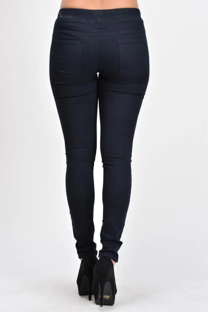 Women's Skinny Twill Jogger Pants